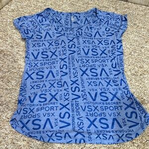 Victoria’s Secret VSX Sport Burnout Logo Thin Shirt Medium Workout